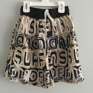 - Surfer Dude Swim Trunks Brown Sz 6/7